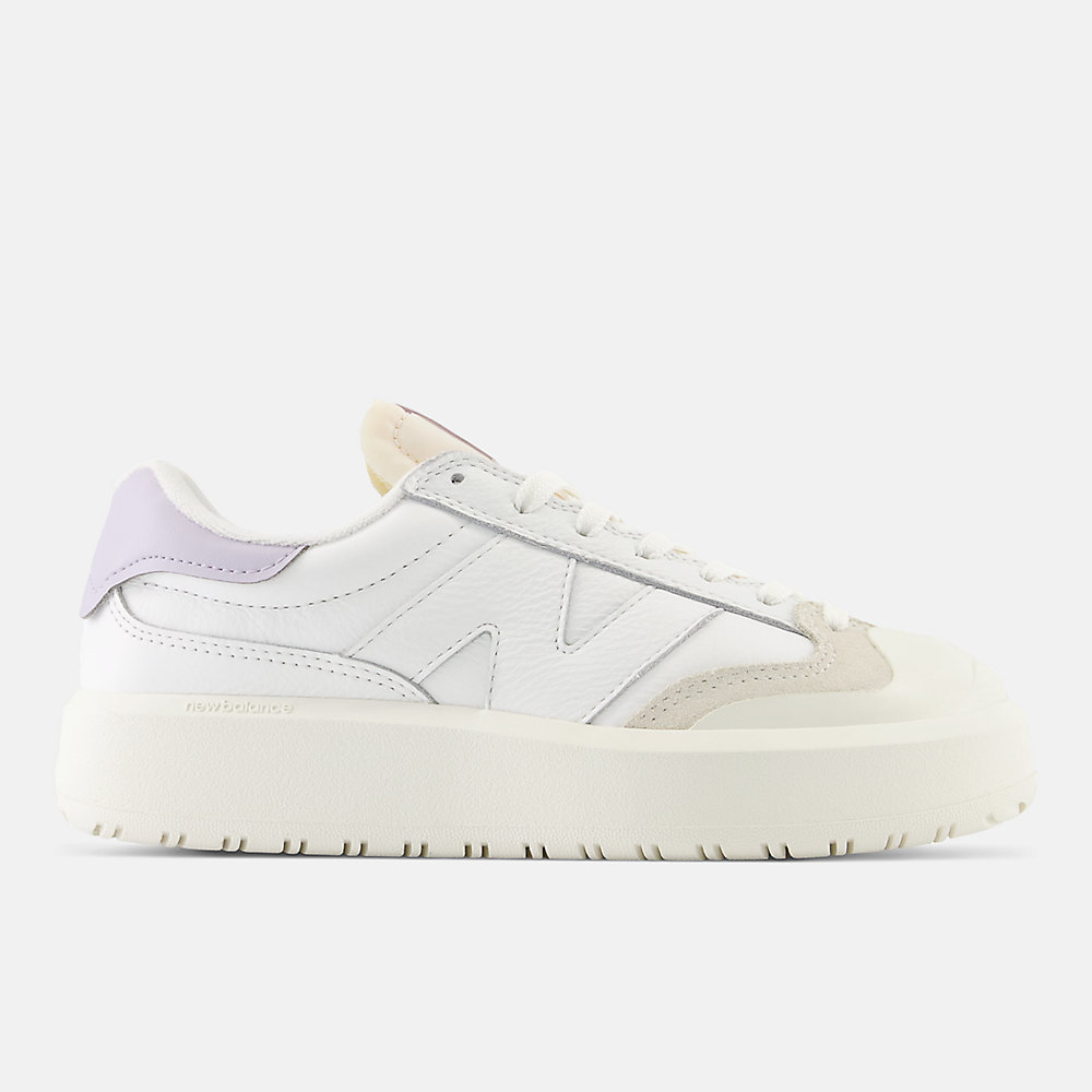 New Balance CT302 Shoes White with Grey Violet